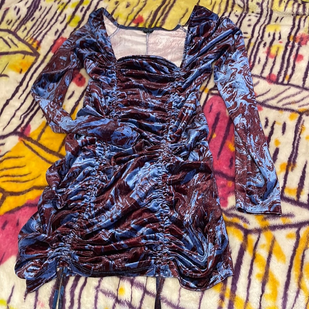 Blue and red wild fable dress